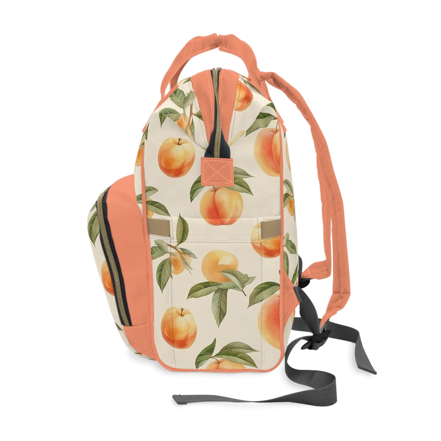 Diaper Backpack Bag in Peaches & Cream