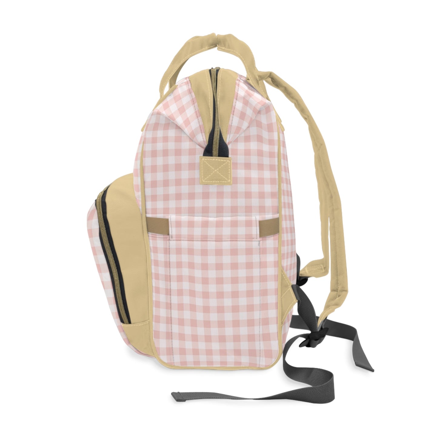 Backpack Bag in Blush Gingham - Modern Kastle Shop