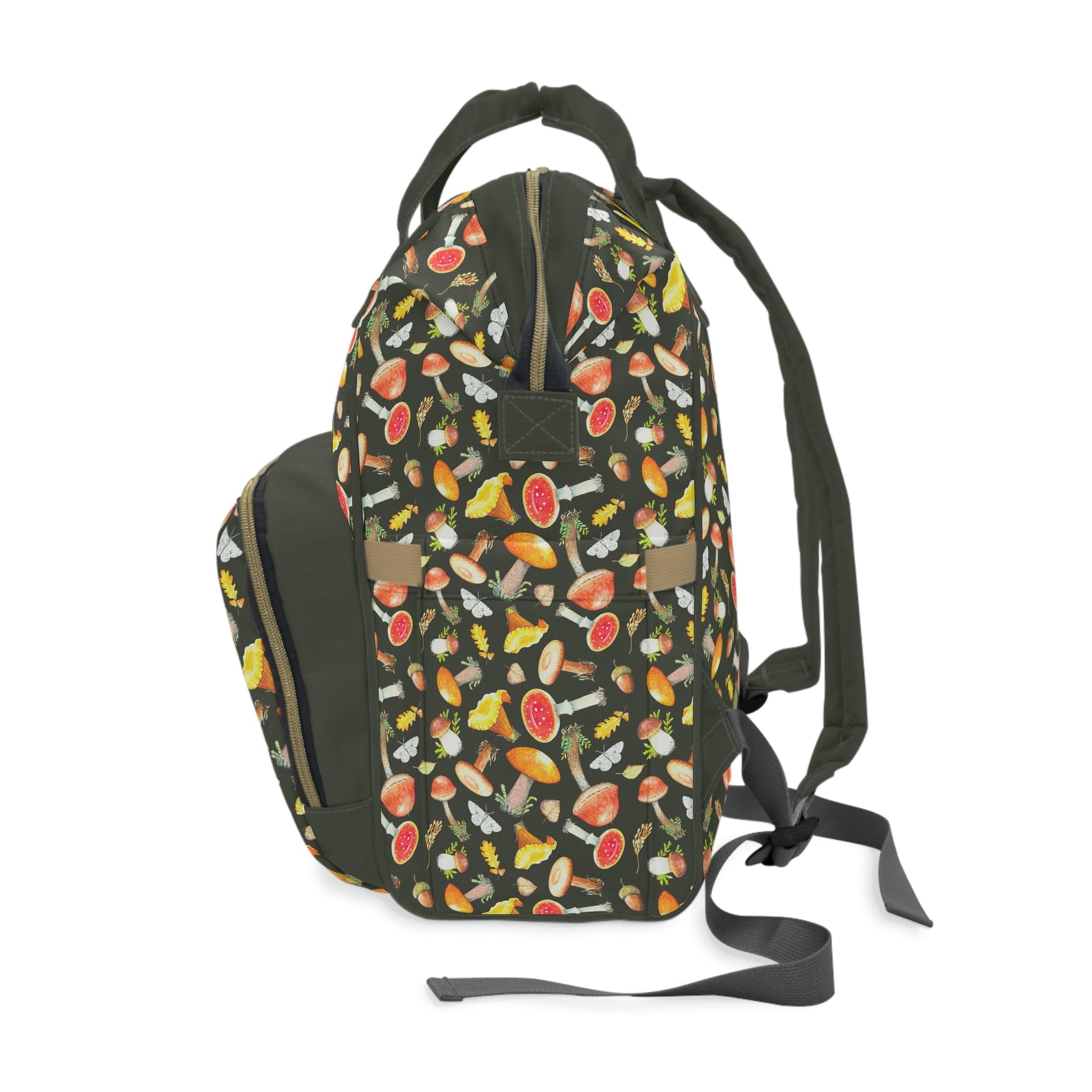 Backpack Bag in Cottagecore Mushrooms - Modern Kastle Shop