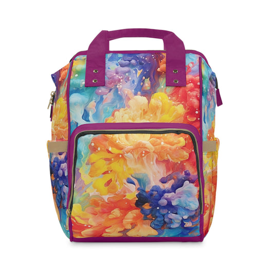 Backpack Bag in Neon Billows - Modern Kastle Shop
