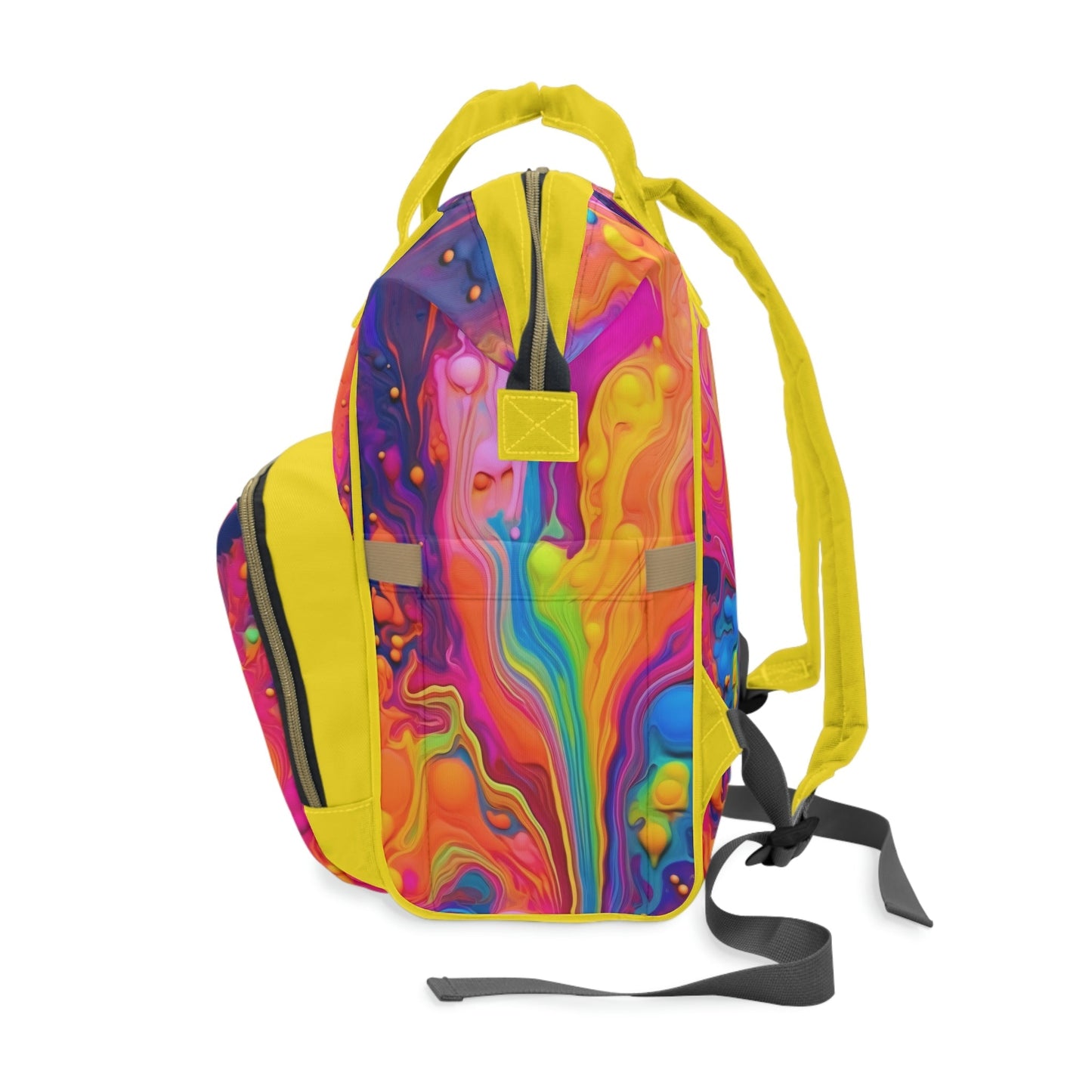 Backpack Bag in Rainbow Flow - Modern Kastle Shop