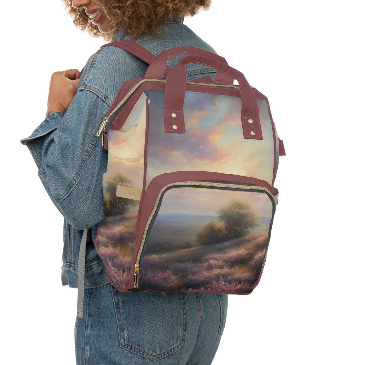 Backpack Diaper Bag in Lavender Hill - Modern Kastle Shop