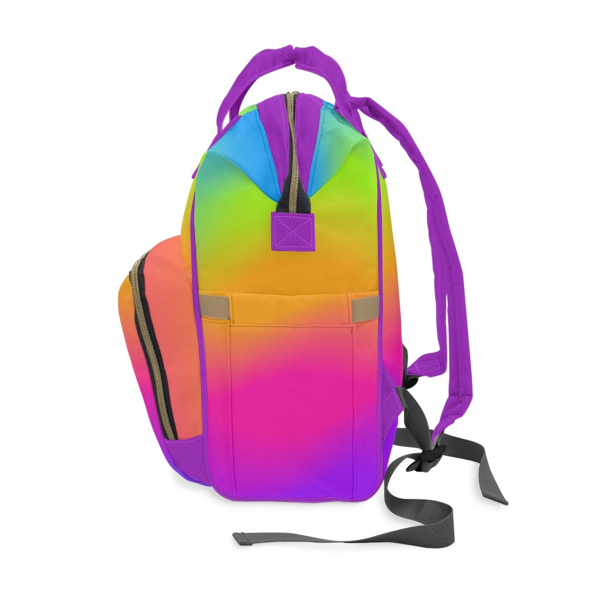 Diaper Backpack Bag in Neon Smoke - Modern Kastle Shop