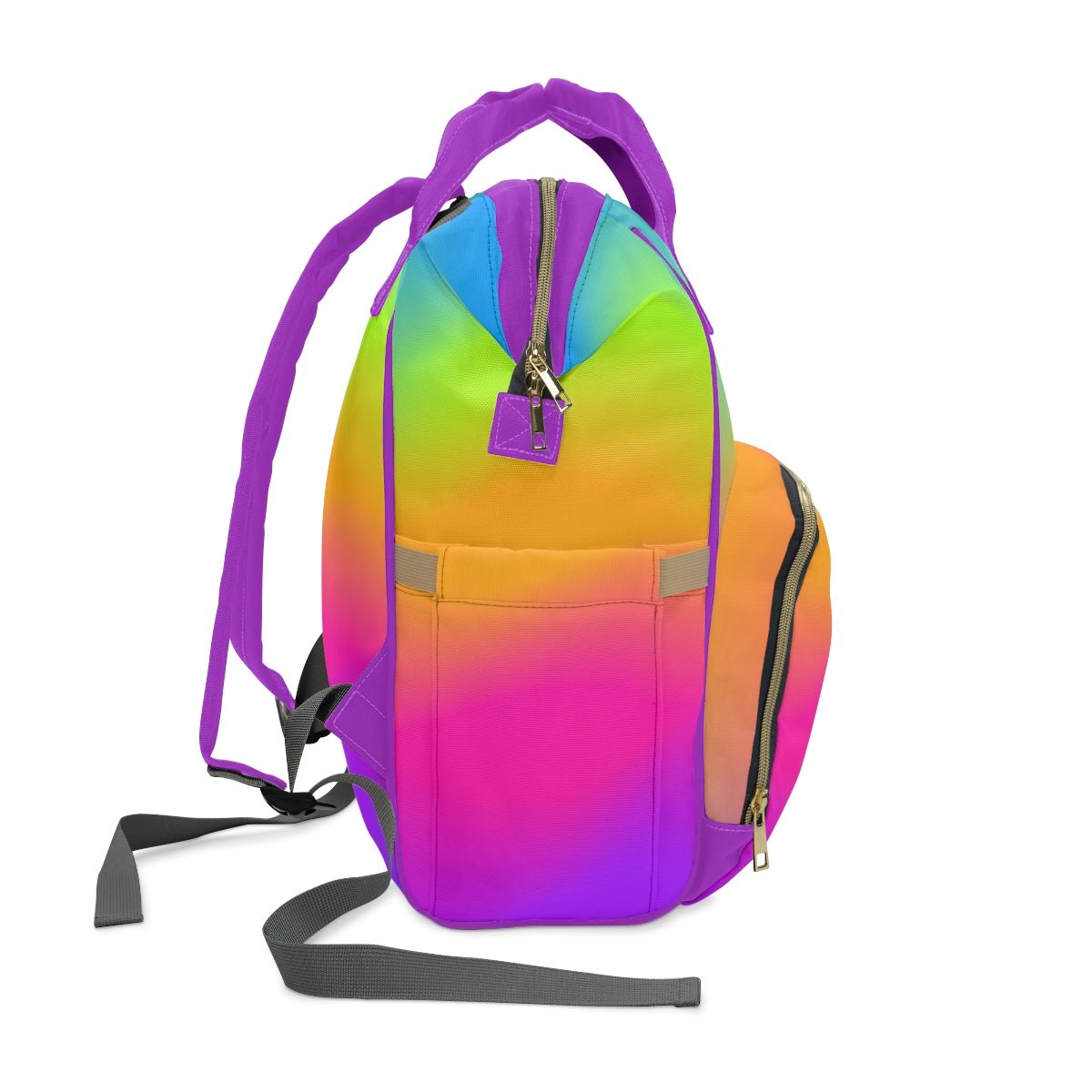 Diaper Backpack Bag in Neon Smoke - Modern Kastle Shop