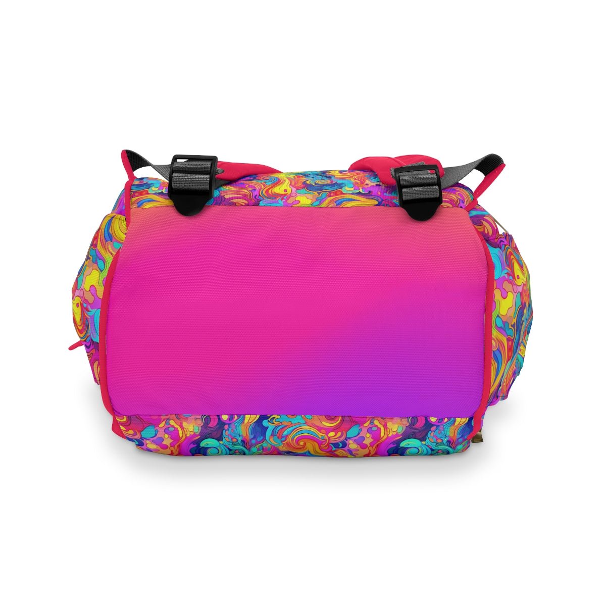 Diaper Backpack Bag in Neon Waves - Modern Kastle Shop