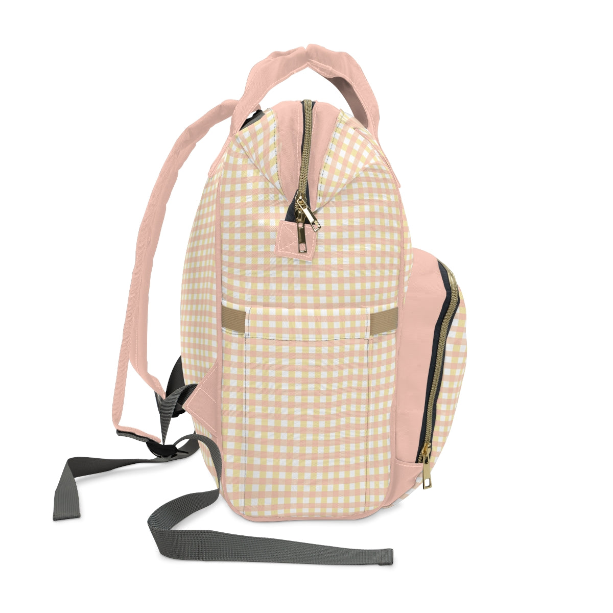 Diaper Backpack Bag in Precious Moments Gingham