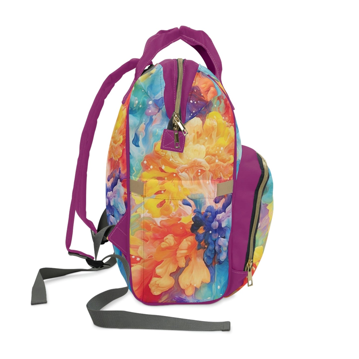 Backpack Bag in Neon Billows - Modern Kastle Shop