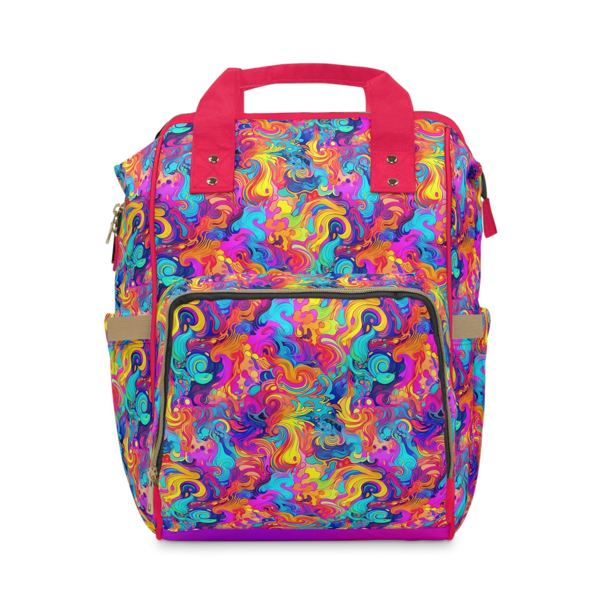 Loungefly MTV Clear Neon Pink Yellow Color Debossed Mini Backpack Bag  READ⭐️SEE | eBay